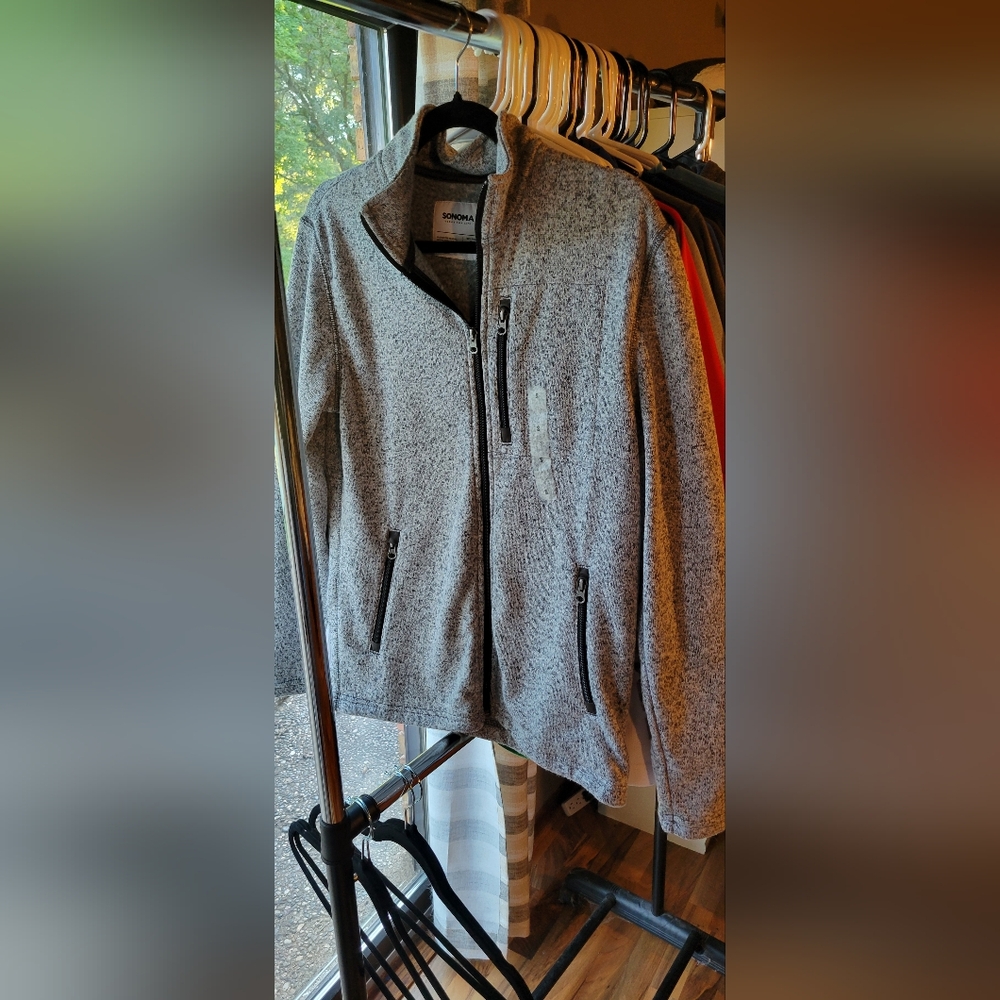 Men's Small Sonoma Full Zip Swacket NWT